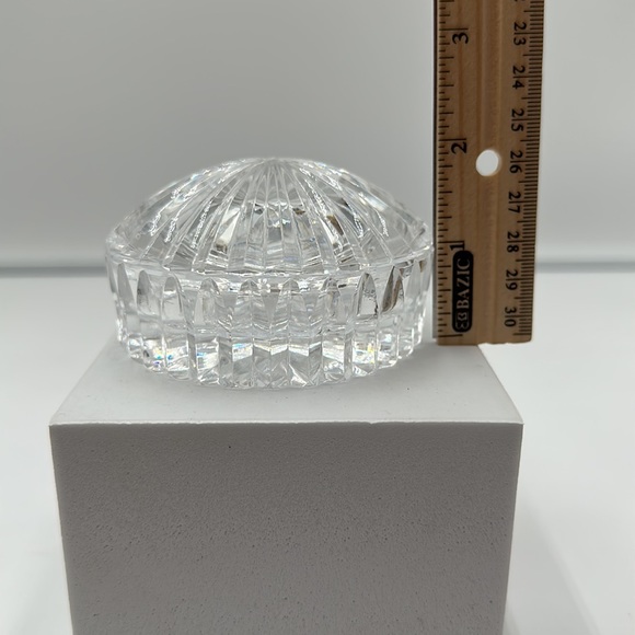 - Waterford Crystal Round Trinket Box and Lid - Picture 14 of 16